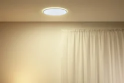 Wiz Superslim plafond, justerbar hvid, hvid, Ø43 cm