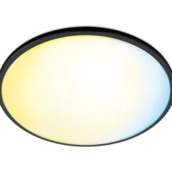 Wiz Superslim plafond, sort
