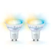 Wiz Wifi GU10 spotpære, 2700K-6500K, 4,7W, 2-pak