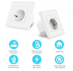 Woox Smart EU-stikkontakt med Wi-Fi