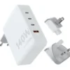 Xtorm GaN Ultra rejseoplader, USB-C/A, 140W, hvid