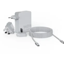 Xtorm GaN Ultra rejseoplader, USB-C/A, 140W, hvid