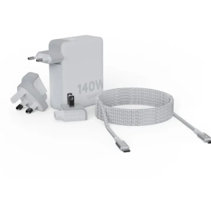 Xtorm GaN Ultra rejseoplader, USB-C/A, 140W, hvid