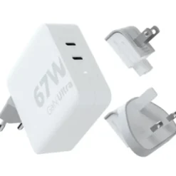Xtorm GaN Ultra rejseoplader, USB-C, 67W, hvid